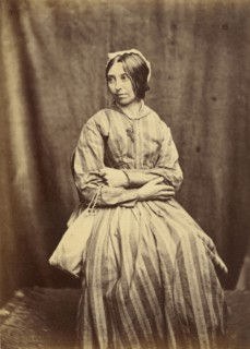 Seated Woman With a Purse; Hugh Welch Diamond, British, 1809 - 1886, about 1855; Albumen silver print