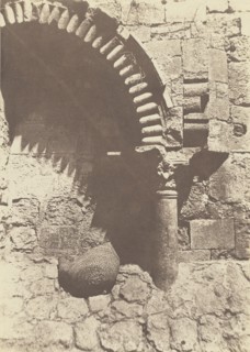 Jérusalem. Saint Sépulcre. Porte Ouest; Auguste Salzmann, French, 1824 - 1872, Louis Désiré Blanquart-Evrard French, 1802