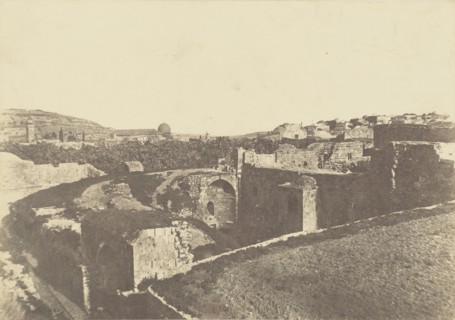 Jérusalem. Sainte-Marie La Grande. Vue générale; Auguste Salzmann, French, 1824 - 1872, Louis Désiré Blanquart-Evrard French