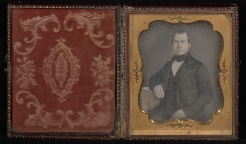 Portrait of a man; Attributed to William H. Bell, American, 1830 - 1910, 1851; Daguerreotype