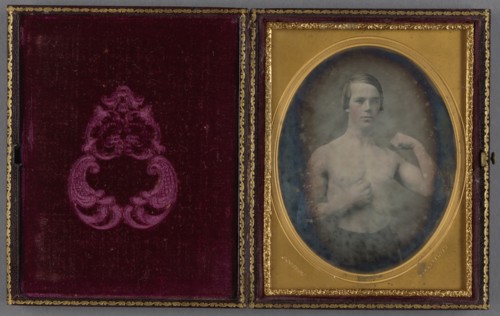Portrait of an American Youth; Jeremiah Gurney, American, 1812 - 1895, 1852 - 1856; Daguerreotype, hand-colored