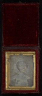 Portrait of an older woman wearing a bonnet; Richard Beard, English 1801 - 1885, about 1842; Daguerreotype
