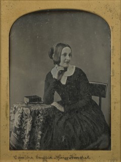 Portrait of Caroline Emilia Mary Herschel; John Jabez Edwin Mayall, English, 1813 - 1901, about 1853; Daguerreotype