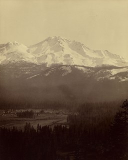 Mount Shasta from Sissions; William Henry Jackson, American, 1843 - 1942, California; about 1890; Albumen silver print
