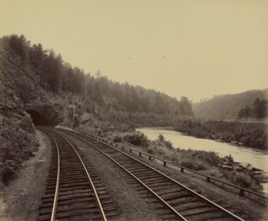 Rockport Tunnel; William H. Rau, American, 1855 - 1920, n.d; Albumen silver print