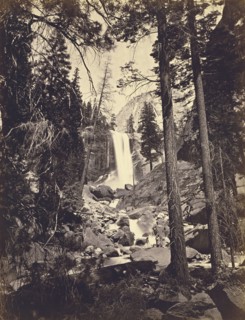The Vernal Fall, 350 feet high. Yo-semite Valley, Mariposa County, Cal; C.L. Weed, American, 1824 - 1903, Yosemite, California