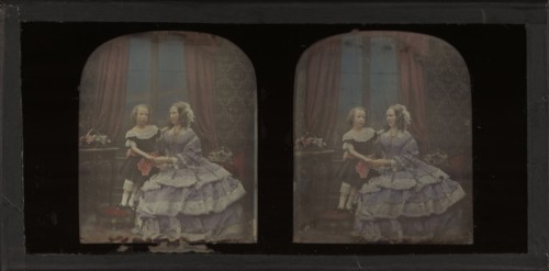 Portrait of Mrs. Charlotte Ellen Chester and her son Frank Charles Chester; Antoine Claudet, French, 1797 - 1867, 1857