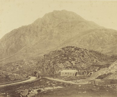 Mount Tryfan, from Llyn Ogwen; Roger Fenton, English, 1819 - 1869, n.d; Albumen silver print