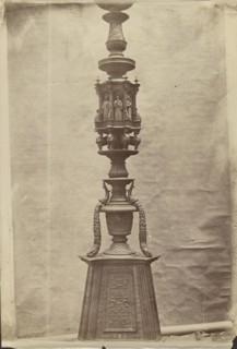 Candelabra at Santa Maria in Organo; Verona, Italy; about 1865 - 1885; Albumen silver print