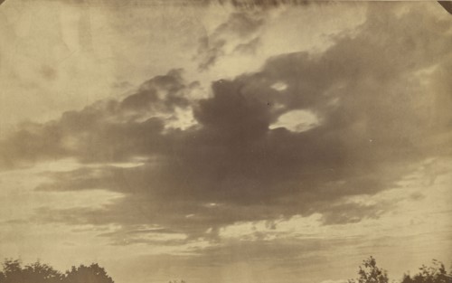 Cloud study; American; about 1870 - 1890; Albumen silver print