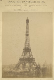The Eiffel Tower; Louis-Émile Durandelle, French, 1839 - 1917, March 22, 1889; Albumen silver print
