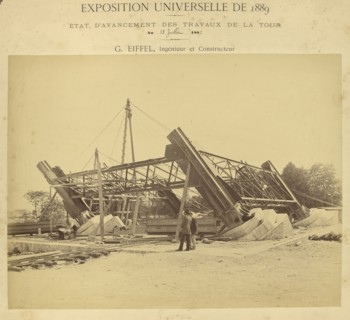 Pier no. 4; Louis-Émile Durandelle, French, 1839 - 1917, July 18, 1887; Albumen silver print
