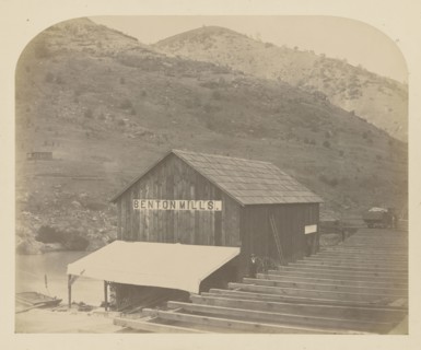 Benton Mills; Carleton Watkins, American, 1829 - 1916, 1860; Salted paper print; 33.5 x 41.3 cm 13 3,16 x 16 1,4 in