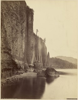 Cape Horn, Columbia River, Oregon; Carleton Watkins, American, 1829 - 1916, I.W. Taber, American, 1830 - 1912, negative 1867