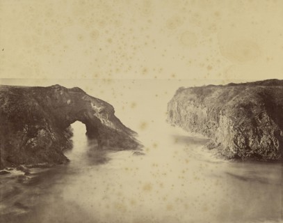 View of the Pacific Coast, Mendocino; Carleton Watkins, American, 1829 - 1916, post 1863; Albumen silver print