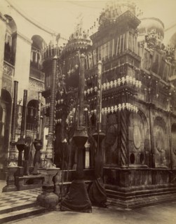 Jérusalem, Saint-Sépulcre, intérieur; Félix Bonfils, French, 1831 - 1885, Jerusalem, Palestine; 1870 - 1879; Albumen silver