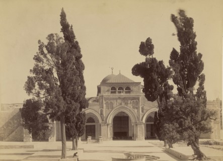 Mosque of El - Aksa; Félix Bonfils, French, 1831 - 1885, Jerusalem, Israel; 1870 - 1879; Albumen silver print