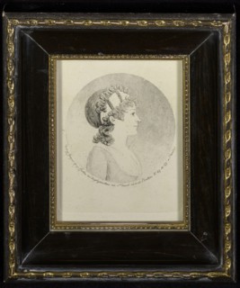 Profile portrait of a woman; Gilles-Louis Chrétien, French, 1754 - 1811, Jean Fouquet, French, born about 1415 - 1420, died