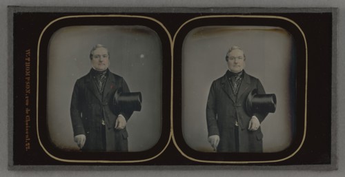 Portrait of a Well-to-do  Man; Warren T. Thompson, American, active Philadelphia, Pennsylvania 1840 - 1846 and Paris, France