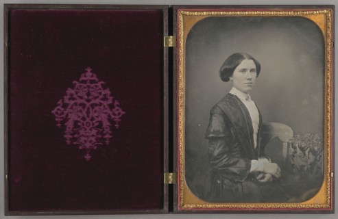Portrait of a Seated Woman; American; about 1857; Daguerreotype