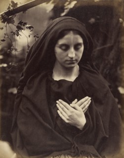 Il Penseroso; Julia Margaret Cameron, British, born India, 1815 - 1879, Freshwater, Isle of Wight, England; about 1864; Albumen