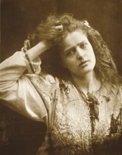 Ophelia; Julia Margaret Cameron, British, born India, 1815 - 1879, Freshwater, Isle of Wight, England; negative 1875; print