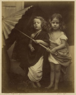 Paul and Virginia; Julia Margaret Cameron, British, born India, 1815 - 1879, Freshwater, Isle of Wight, England; 1864; Albumen