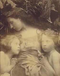 Une Sainte Famille, A Holy Family, Julia Margaret Cameron, British, born India, 1815 - 1879, Freshwater, Isle of Wight