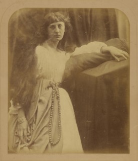 Pre - Raphaelite Study; Julia Margaret Cameron, British, born India, 1815 - 1879, Freshwater, Isle of Wight, England; negative