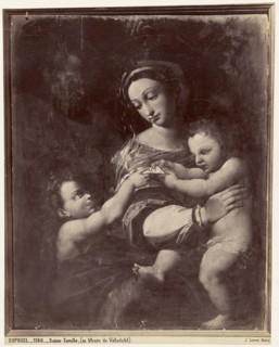 Raphael, Sainte Famille, au Musee de Valladolid; Juan Laurent, French, 1816 - 1892, Valladolid, Spain; 1865; Albumen silver