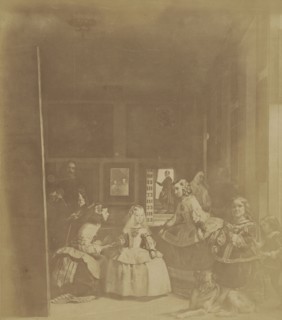 Velazquez: Las Meninas au musee du Prado; Juan Laurent, French, 1816 - 1892, Madrid, Spain; 1875; Albumen silver print