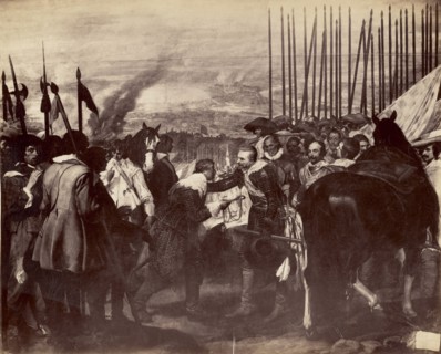 Velazquez. La reddition de la ville de Breda. Les Lances., au Musee du Prado, Juan Laurent, French, 1816 - 1892, Prado, Spain