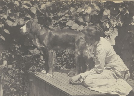 Margaret Eakins and Harry; Thomas Eakins, American, 1844 - 1916, about 1881; Platinum print; 13.3 x 18.4 cm 5 1,4 x 7 1,4 in