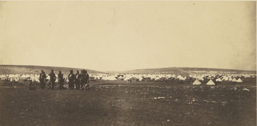 Picquet House, Cathcarts, Hill, from General Bosquets Quarters; Roger Fenton, English, 1819 - 1869, 1855; Salted paper print