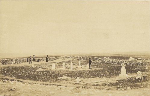 Plateau of Sebastopol X; Roger Fenton, English, 1819 - 1869, 1855; Salted paper print; 21.6 x 33.7 cm 8 1,2 x 13 1,4 in