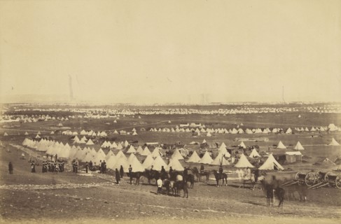 Plateau of Sebastopol II; Roger Fenton, English, 1819 - 1869, 1855; Salted paper print; 22.2 x 33.8 cm 8 3,4 x 13 5,16 in