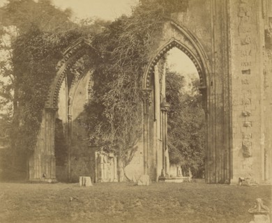 Glastonbury Abbey, Arches of the North Aisle; Roger Fenton, English, 1819 - 1869, Glastonbury, England; 1858; Albumen silver