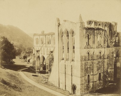 Rievaulx Abbey; Roger Fenton, English, 1819 - 1869, Rievaulx, England; 1854; Albumen silver print