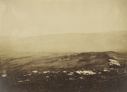 Plains of Balaklava IV; Roger Fenton, English, 1819 - 1869, Crimea; 1855; Salted paper print; 18.9 x 26 cm 7 7,16 x 10 1,4 in