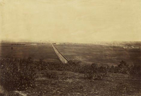 Salina, Kansas; Alexander Gardner, American, born Scotland, 1821 - 1882, 1867; Albumen silver print