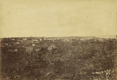 Lecompton, Kansas; Alexander Gardner, American, born Scotland, 1821 - 1882, 1867; Albumen silver print