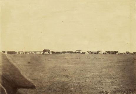 Hayes City, Kansas, Aged Four Weeks; Alexander Gardner, American, born Scotland, 1821 - 1882, 1867; Albumen silver print