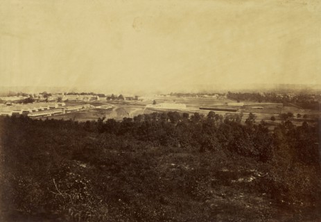 Ft. Leavenworth, Kansas; Alexander Gardner, American, born Scotland, 1821 - 1882, 1867; Albumen silver print