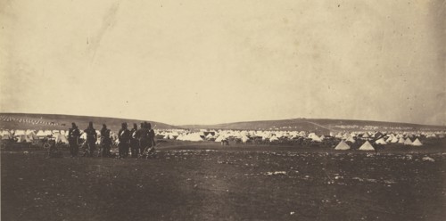 Picquet House, Cathcarts Hill from General Bousquets Quarters; Roger Fenton, English, 1819 - 1869, 1855; Salted paper print