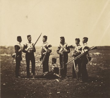Men of the 68th Regiment; Roger Fenton, English, 1819 - 1869, 1855; Albumen silver print