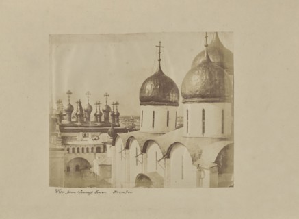 View from Ivans Tower, Kremlin; Roger Fenton, English, 1819 - 1869, Moscow, Russia; 1852; Albumenized salted paper print