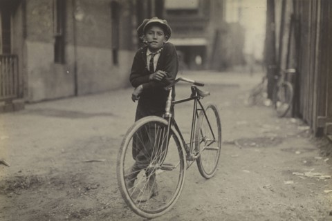 Messenger Boy for Mackay Telegraph Company, Waco, Texas; Lewis W. Hine, American, 1874 - 1940, Waco, Texas, United States