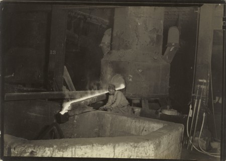 Black Steel Worker Baldwin Locomotive Works, Eddystone, Pennsylvania; Lewis W. Hine, American, 1874 - 1940, Eddystone