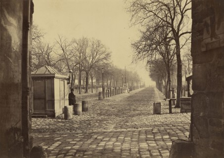 Marché aux chevaux, The Horse Market, Charles Marville, French, 1813 - 1879, Paris, France; negative 1860s; print after 1871