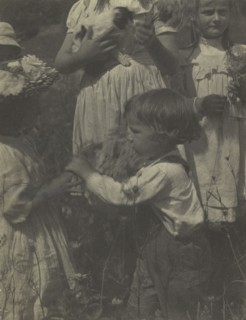 Happy Days; Gertrude Käsebier, American, 1852 - 1934, Newport, Rhode Island, United States; 1903; Platinum print